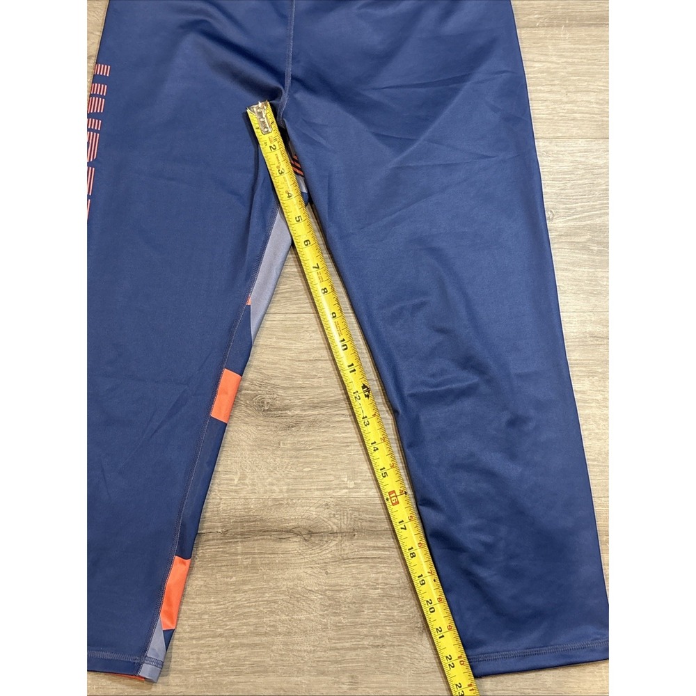 Under Armour‎ Girls Mix Master Capris Orange Blue 1289883  Size Medium - Picture 2 of 6